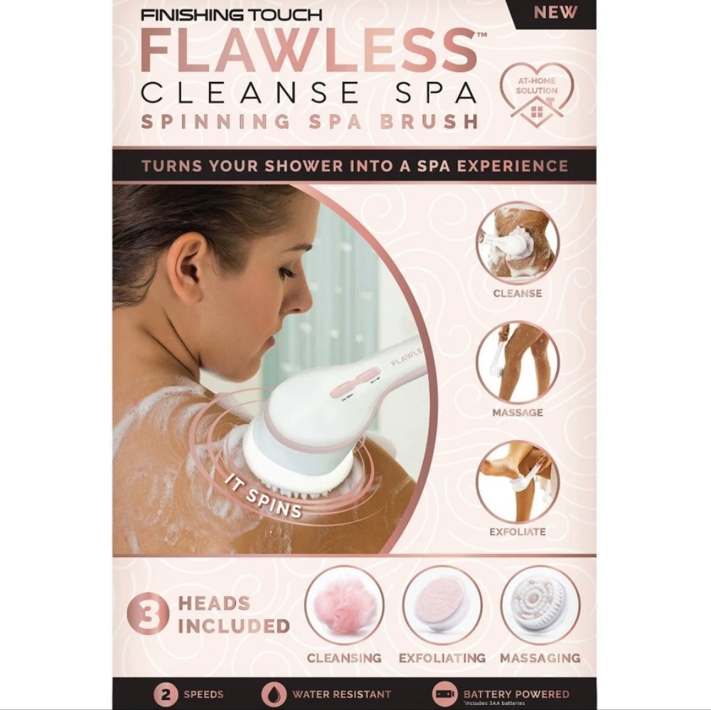 FLAWLESS Cleansing Spa, Spinning brush